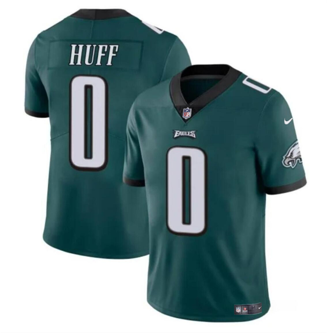 Men's Philadelphia Eagles #0 Bryce Huff Green Vapor Untouchable Limited Stitched Football Jersey
